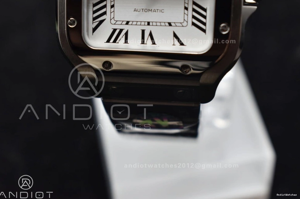 SS 1:1 1045 TopPick SS de 9015 Best Dial White Cartier on Edition Bracelet SmartLinks BVF Santos MIYOTA 35mm V 0926